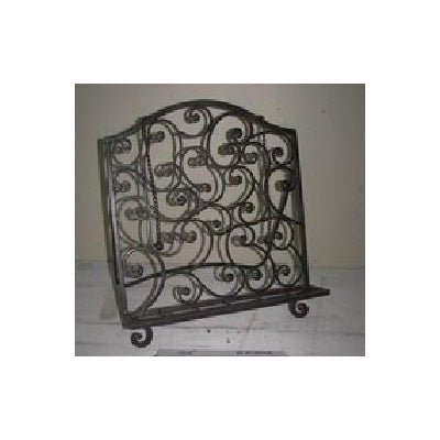 Recipe Book Holder - Silver/Copper METAL/CAST IRON at World Of Decor NZ