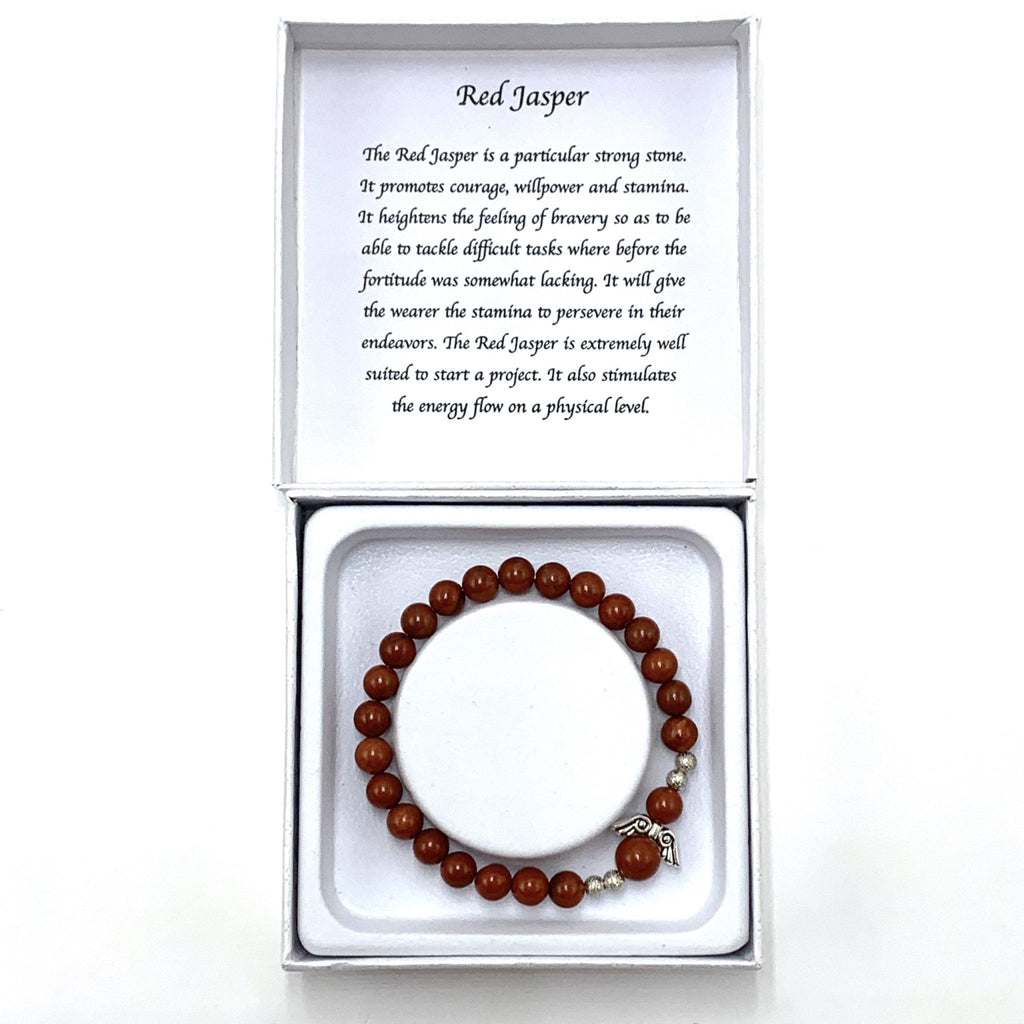 Red Jasper Bracelet CRYSTAL at World Of Decor NZ