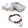 Rhodochrosite & Rose Bracelet CRYSTAL at World Of Decor NZ