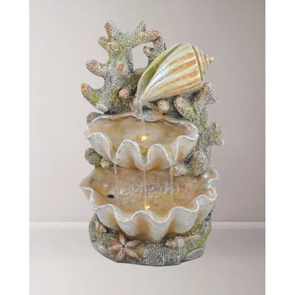 Shells & Coral Water Fountain at World Of Decor NZ