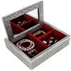Silver Jewelry Box Mandala With Mirror SPIRITUAL, HEALTH & BEAUTY at World Of Decor NZ