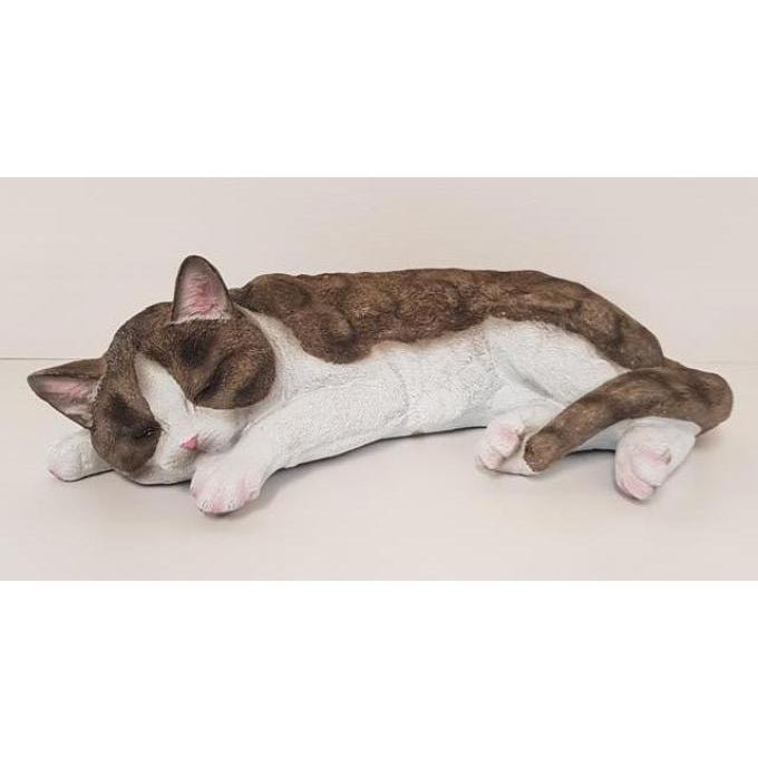 Sleeping Cat Poly Resin Figurines & Animals at World Of Decor NZ