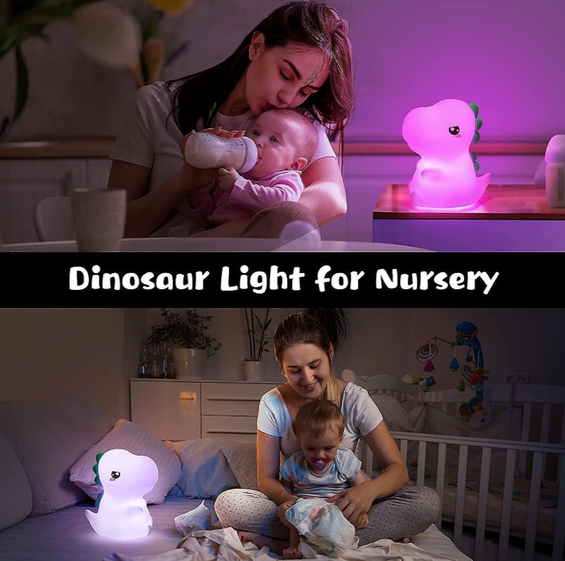 Soft Touch Silicone LED Dinosaur LAMP at World Of Decor NZ