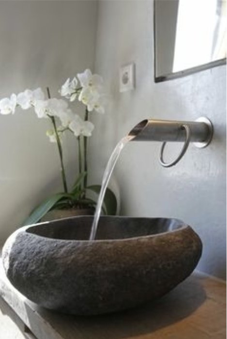 Stone Hand Basin Collections New Zealand 164 - 00 VOLCANIC ROCK at World Of Decor NZ
