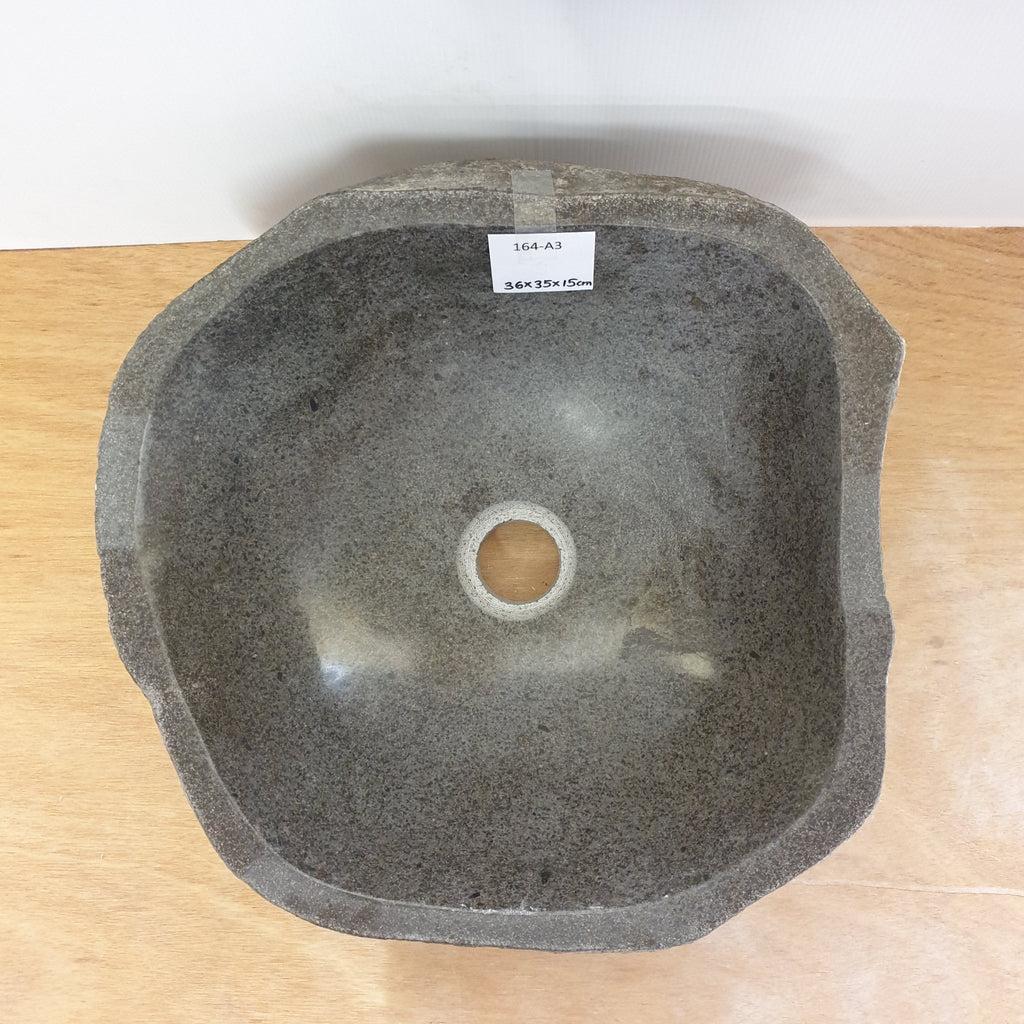 Stone Hand Basin Collections New Zealand 164 - A3 VOLCANIC ROCK at World Of Decor NZ