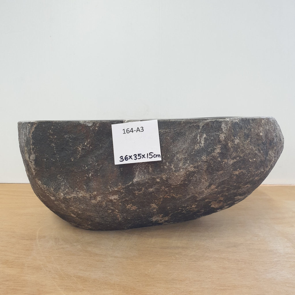 Stone Hand Basin Collections New Zealand 164 - A3 VOLCANIC ROCK at World Of Decor NZ