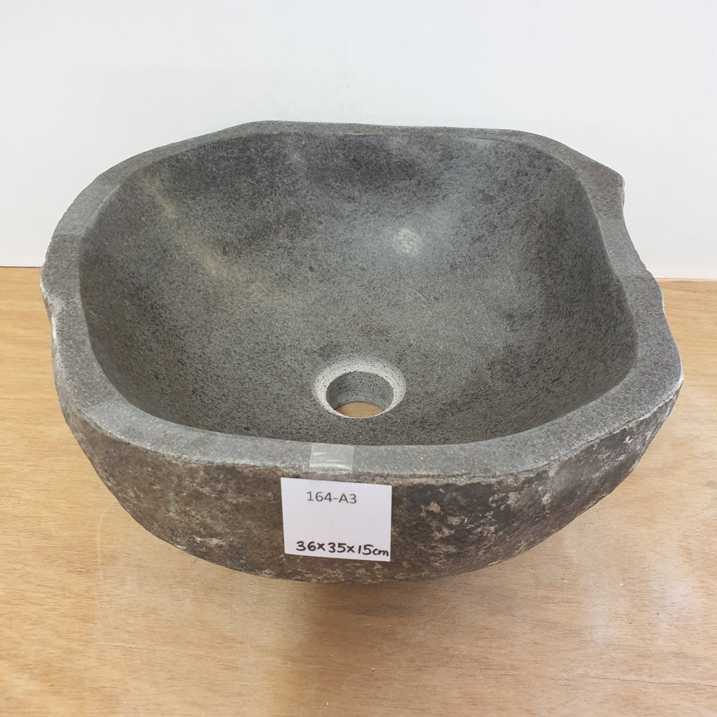 Stone Hand Basin Collections New Zealand 164 - A3 VOLCANIC ROCK at World Of Decor NZ