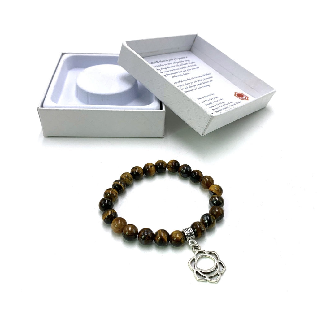 Tiger Eye Sacral Chakra Bracelet CRYSTAL at World Of Decor NZ