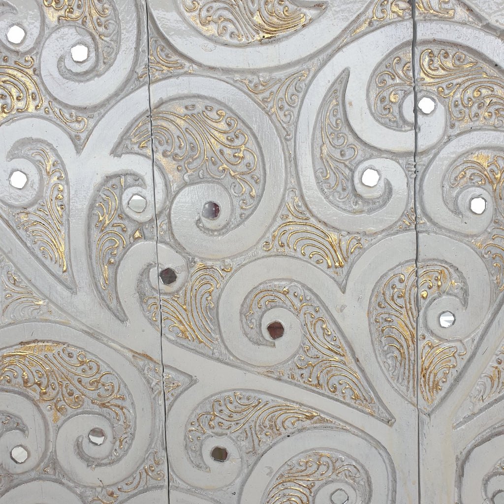 Tree Of Life 4 Panel - White Wall Art, Affirmations & Hangings at World Of Decor NZ