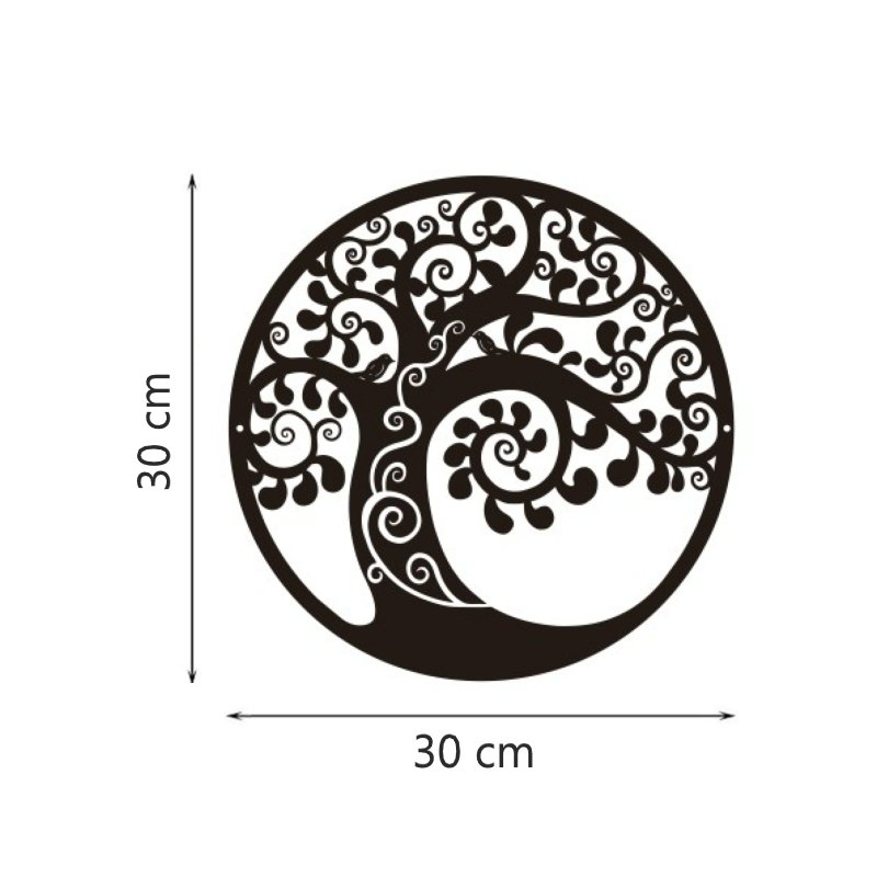 Tree Of Life Wall Art 30cm Wall Art, Affirmations & Hangings at World Of Decor NZ