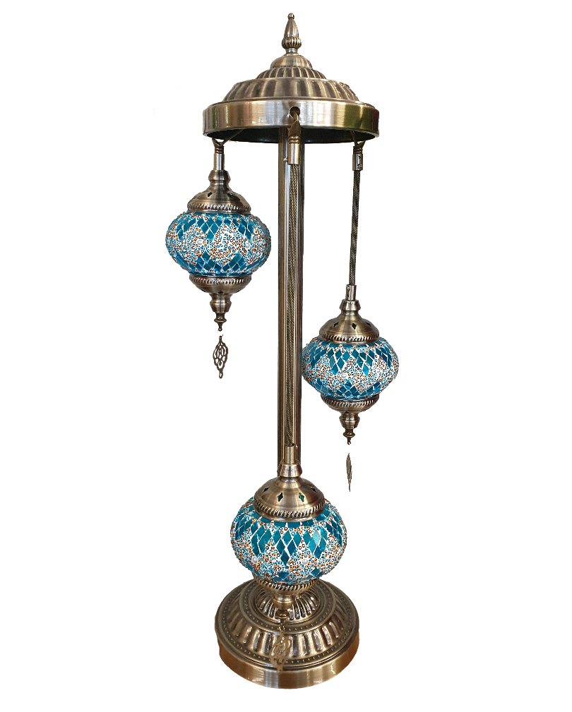 Turkish Mosaic Electric Lamp 3 Tier35 World Of Decor