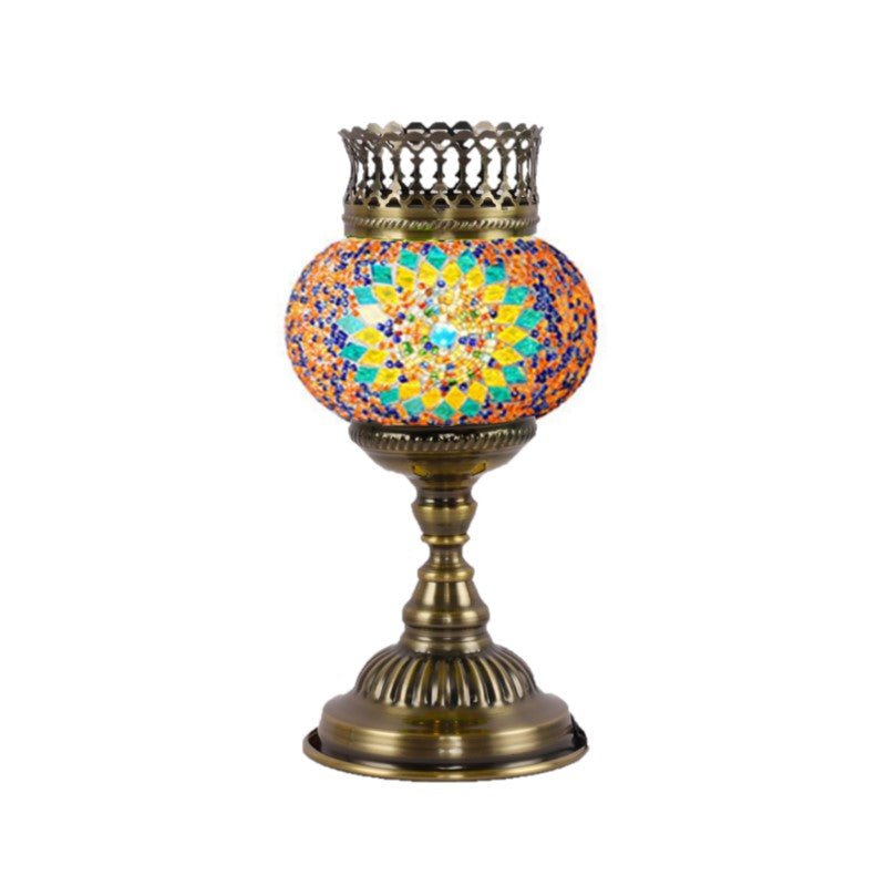 Turkish Mosaic Lamp And Oil Burner - 11 MORROCCAN LAMP at World Of Decor NZ