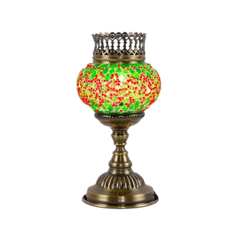 Turkish Mosaic Lamp And Oil Burner - 13 MORROCCAN LAMP at World Of Decor NZ