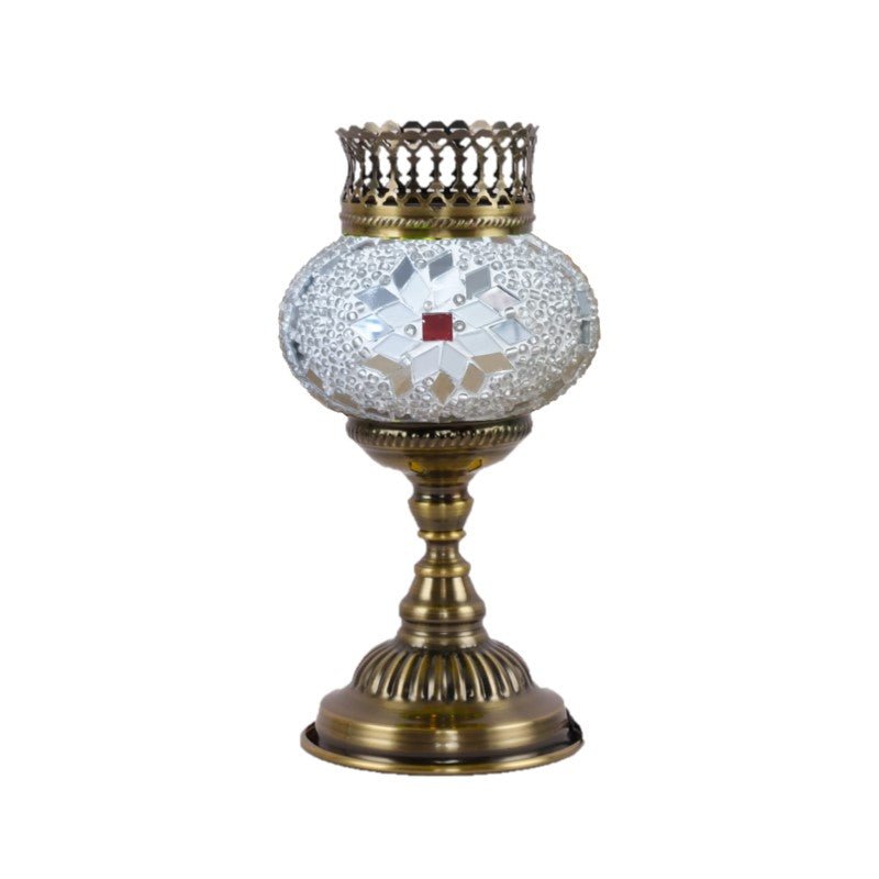Turkish Mosaic Lamp And Oil Burner - 36 MORROCCAN LAMP at World Of Decor NZ
