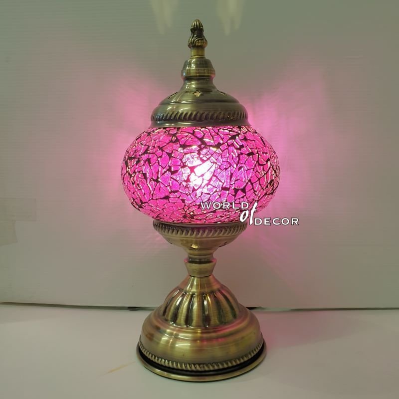 Turkish Mosaic Lamp - TL25 MORROCCAN LAMP at World Of Decor NZ