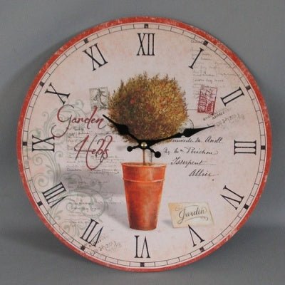 Wall Clock - Garden CLOCK at World Of Decor NZ