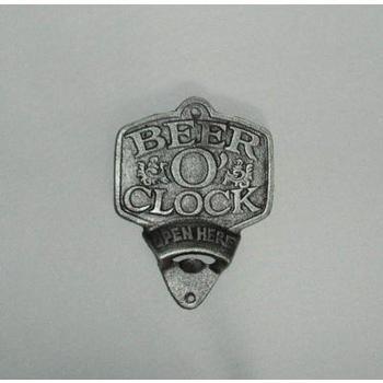 Wall Mounted Bottle Opener-Beer O Clock at World Of Decor NZ
